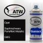 Preview: Opel, Saphirschwarz Perleffekt Metallic, GBG: 400ml Sprühdose, von ATW Autoteile West.